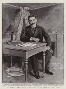 قضية دريفوس ، العقيد بيكوارت في سجن شيرشي ميدي بواسطة جريبيدوف